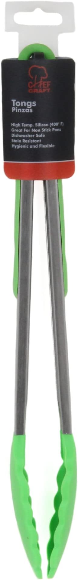 Chef Craft Premium Silicone Tongs, 12 inch - Image 2