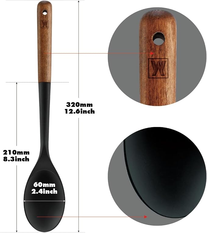 WAGENSTEIGER Silicone Cooking & Serving Spoon: Multi-Purpose Cooking Tool - Image 8