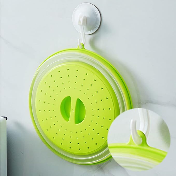 Collapsible Microwave Splatter Cover, 10.5 Inch, Dishwasher-safe, Microwave - Image 3