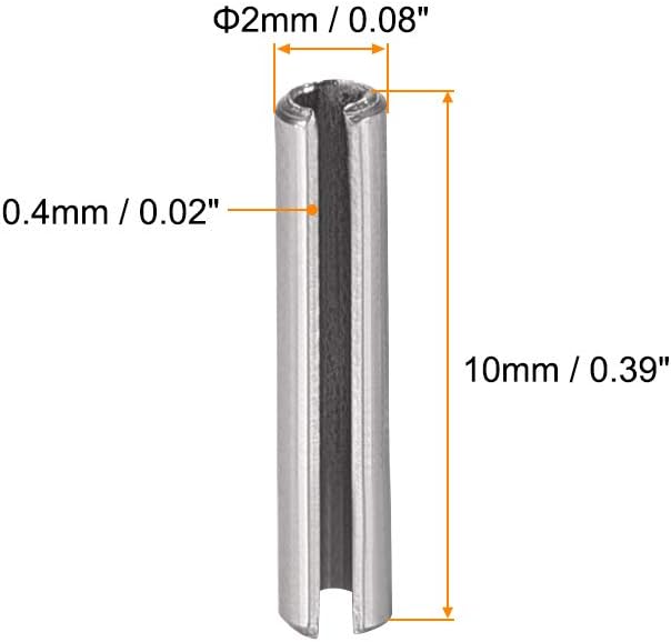 uxcell Slotted Spring Pin - Image 2