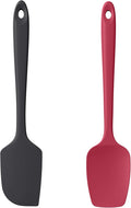 Silicone Flat Spoon Spatula Set, Luxiwise 600ºF Heat Resistant Kitchen Baking by Unknown