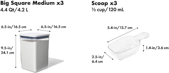 OXO New Good Grips 6-Piece POP Container Bulk Set - Image 8