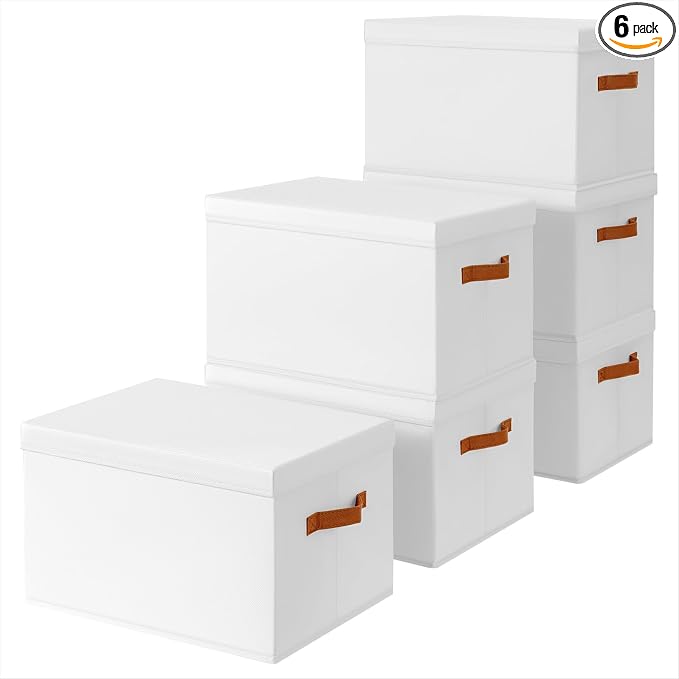 Homsorout Storage Bins with Lids by Homsorout