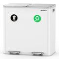 Lovewind Trash Can, 2 x 10.5 Gallon Garbage Can by LOVEWIND