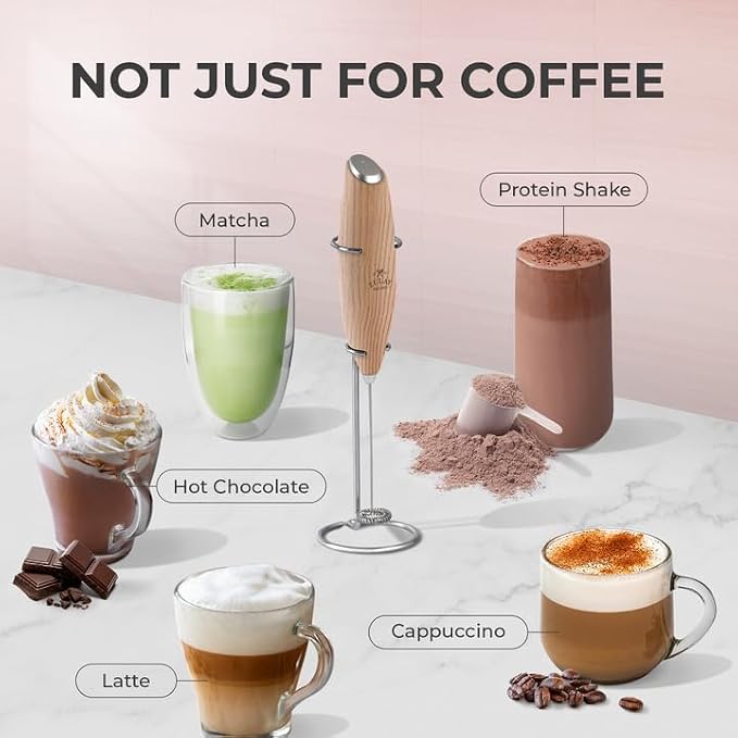 Zulay Kitchen Powerful Milk Frother Wand - Image 3