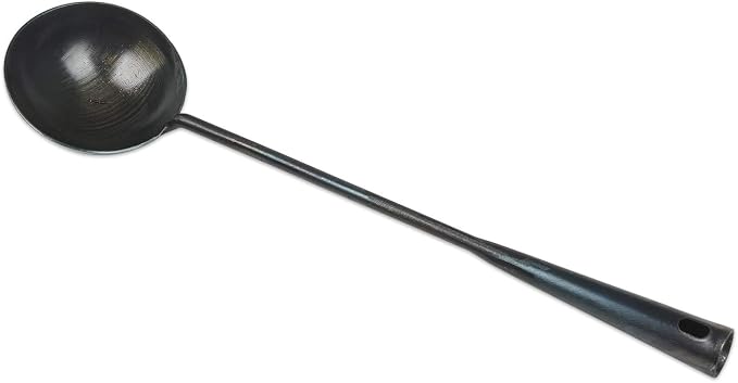 ZhenSanHuan Chinese Traditional HandMade Iron Ladle Wok Tool Set, Long wok by %E8%87%BB%E4%B8%89%E7%8E%AF