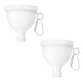 2 Pack Protein Powder Container to Go by FORESRUM