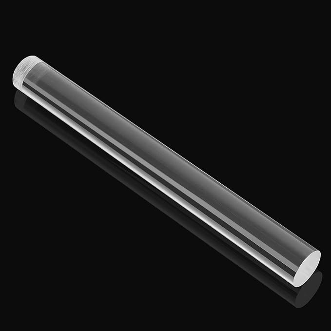 AUGSUN 1pcs Acrylic Clay Roller Acrylic Round Tube Roller Rolling Clay Bar - Image 2