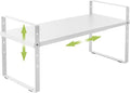 Across-Star Expandable Cabinet Shelf Organizer Rack, Stackable Kitchen Counter by Acorss-Star