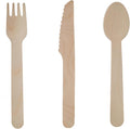 JALUXING 100% Compostable Wooden Cutlery Set by JALUXING