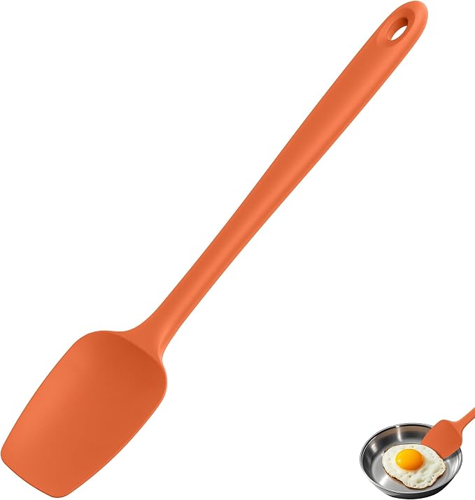 U-Taste Extra-Long 600ºF Heat Resistant Spatula Spoon: 14" Silicone Spoonula by U-Taste