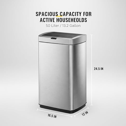 ELPHECO 13.2 Gallon Trash Can - Image 3