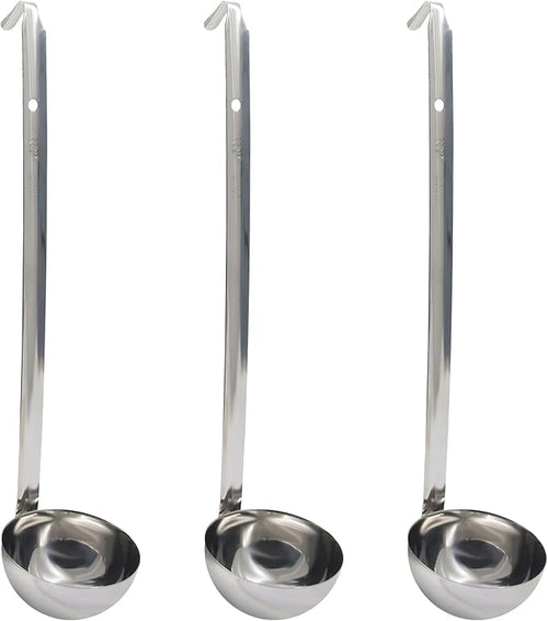 5 Oz Stainless Steel Ladle, 11.8" Long Handle Length by Auvotuis