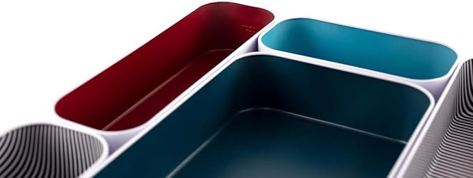 Three by Three Seattle 5 Piece Metal Organizer Tray Set - Image 3