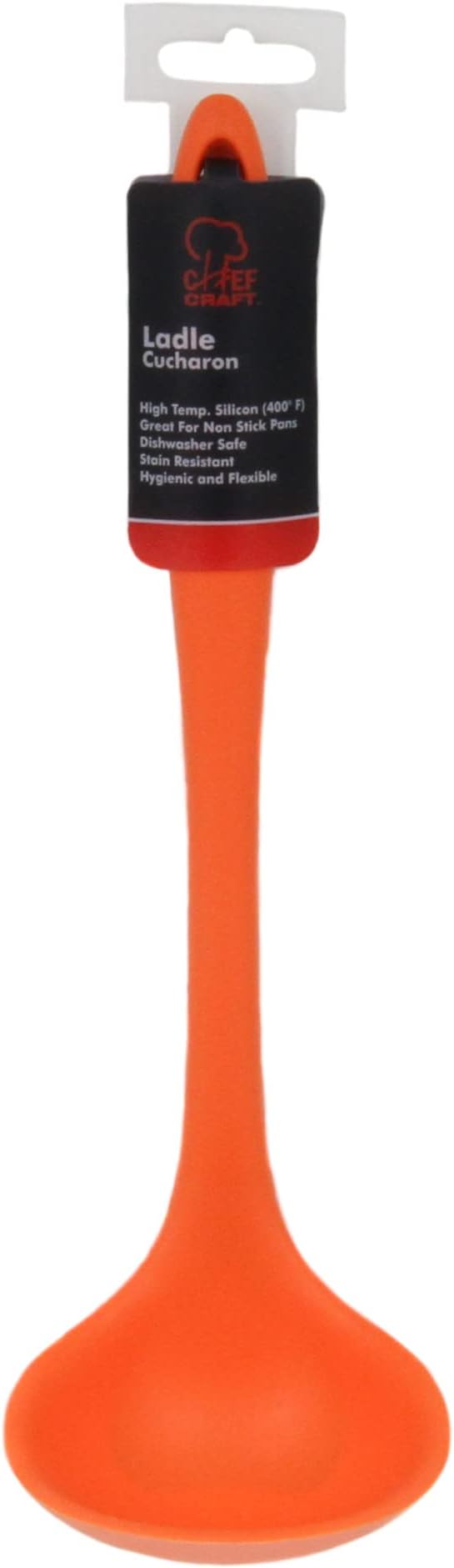 Chef Craft Premium Silicone Cooking Ladle, 11.25 inch - Image 2
