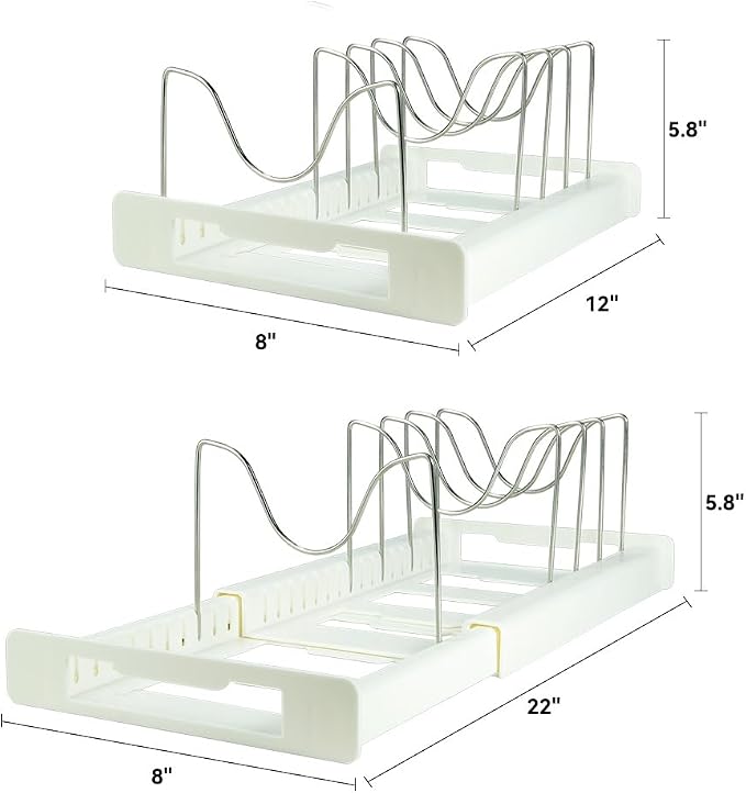 Adjustable Pot and Pan Organizer - Image 4