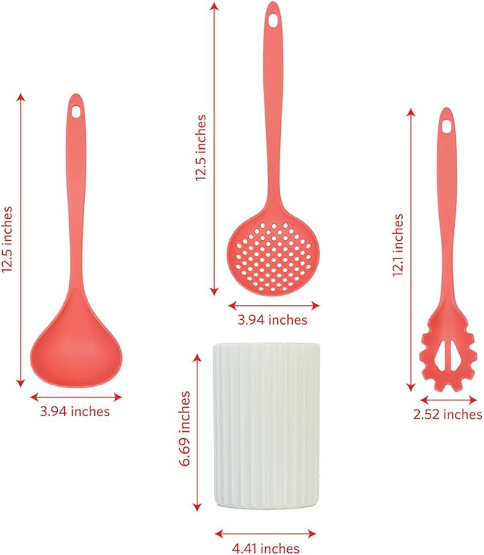 Glad Kitchen Utensils Set, Spaghetti Server, and Turner Spatula Set - Image 5