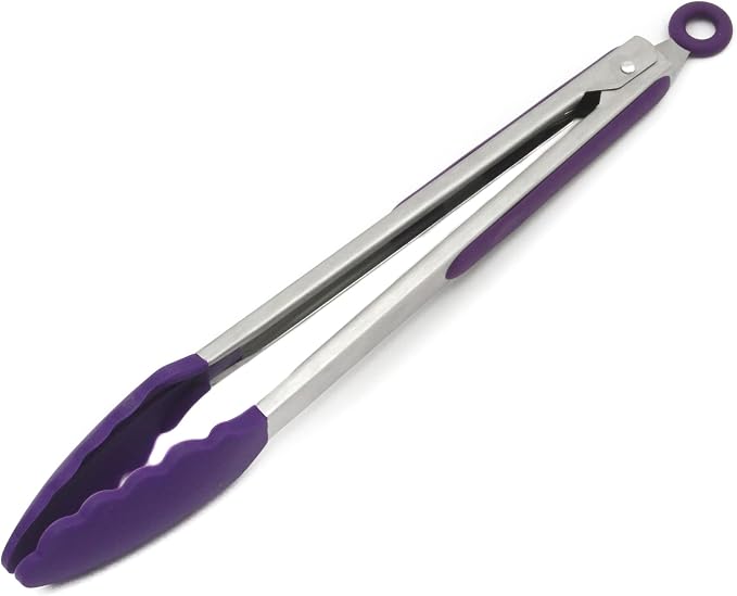 Chef Craft Premium Silicone Cooking Tongs, 12 inch by ChefCraft