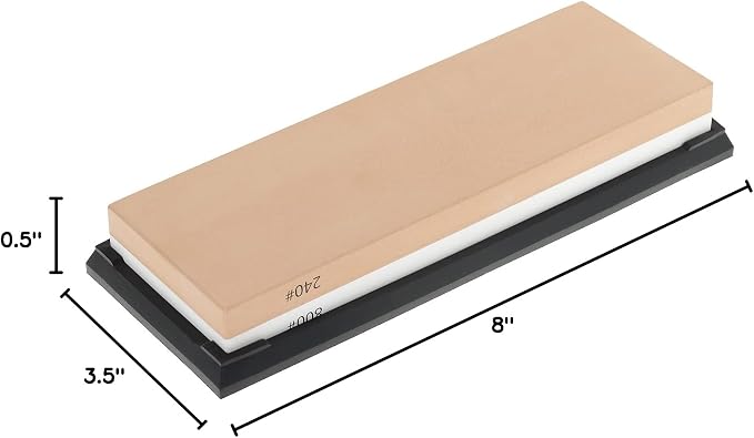 Mercer Culinary Premium Sharpening Stone 240/800 Grit - Image 10