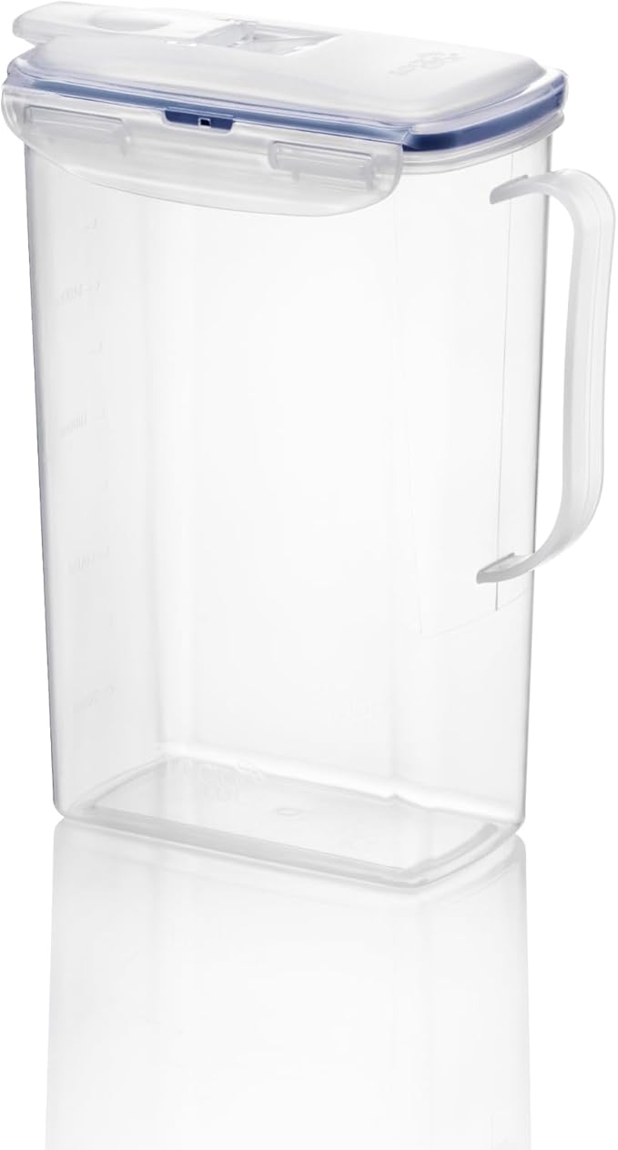 LocknLock Aqua Fridge Door Water Jug | Clear Pitcher | BPA Free Plastic Pitcher - Image 4