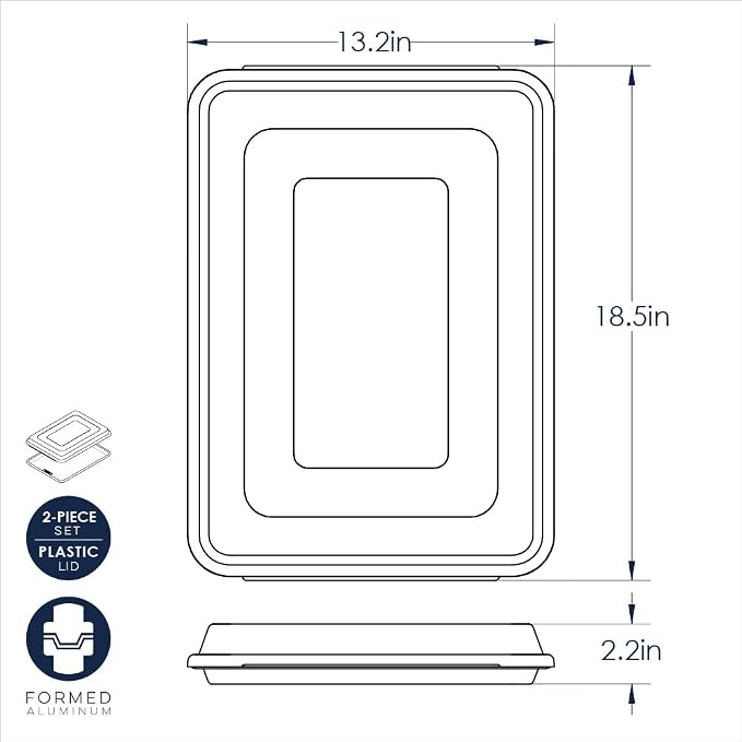 Nordic Ware Naturals Half Sheet - Image 5