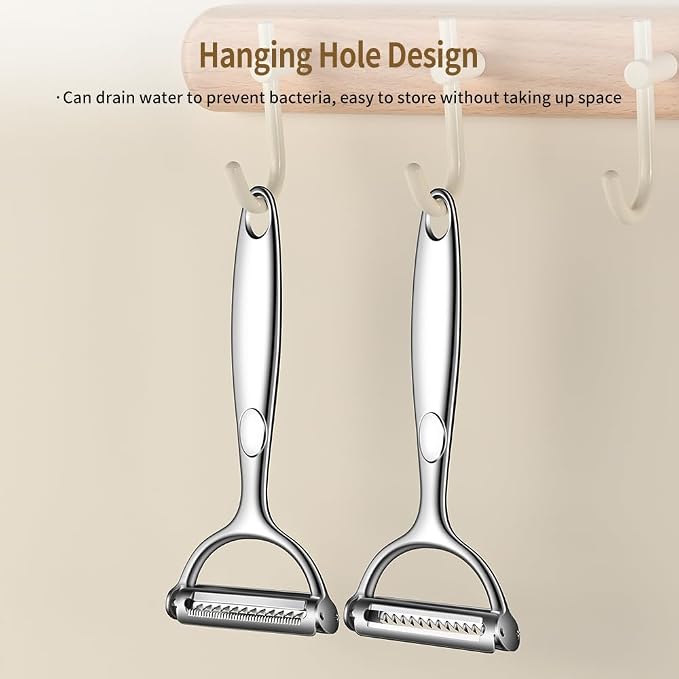 2 in 1 Ultra Sharp Julienne Peeler Vegetable Peeler - Image 8