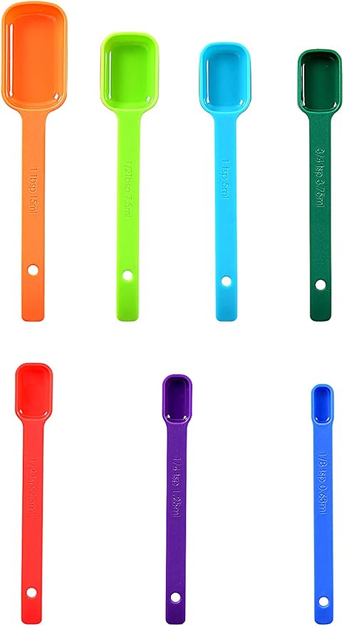 DOTINGHUX Plastic Measuring Spoons 8-Piece - Image 2
