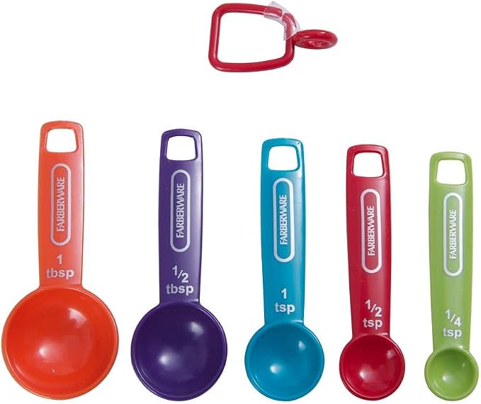 Farberware Professional Plastic Measuring Spoons, Colors may vary - Image 2
