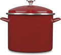 12QT STOCKPOT W/COVER RED by Cuisinart