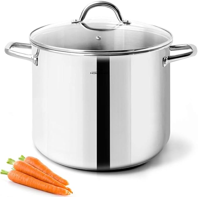 HOMICHEF 10 Quart Stock Pot by HOMICHEF