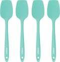 4 Pcs Silicone Spoon Spatula Set, 11.4 In, Food Grade Rubber Spatulas by Unknown