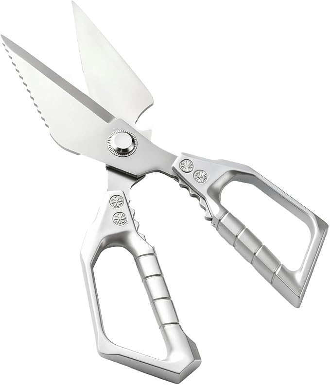 Scissors all Purpose, Stainless Steel Heavy Duty Kitchen Shears, Meat Scissors by Suwtiin