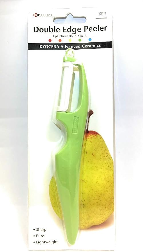 Kyocera Advanced Ceramic Vertical Double Edge Blade Peeler by Kyocera
