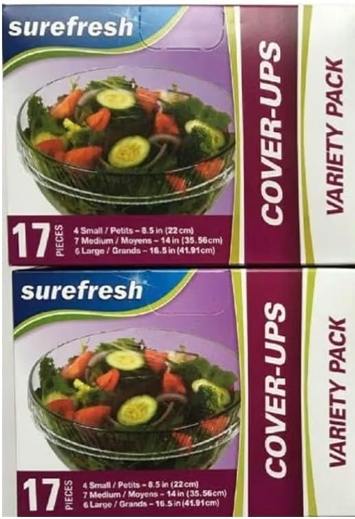 Reusable Stretch to Fit Food Covers, Variety Pack Cover-ups - Image 5