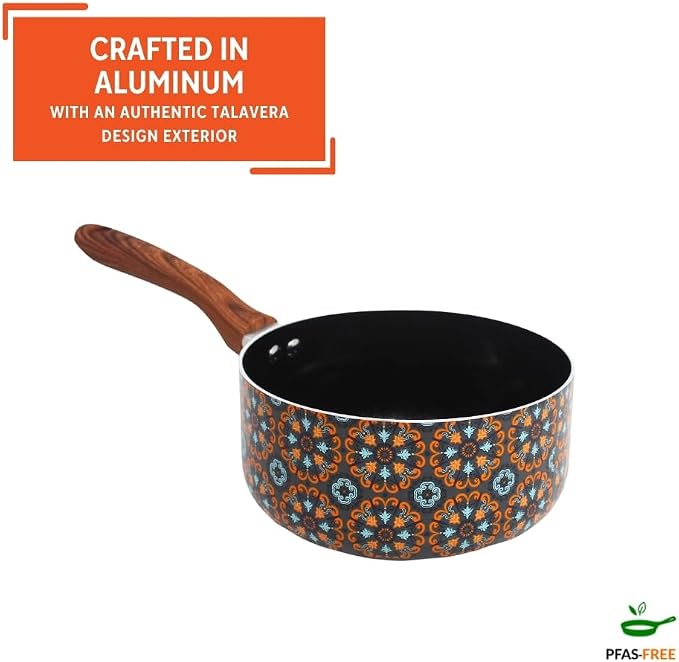 IMUSA 2 Quarts Talavera Nonstick Saucepan - Image 3
