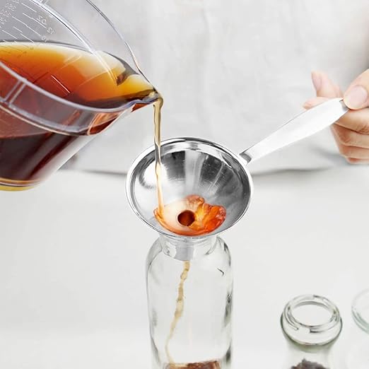 Small Funnels for Filling Bottles, Food Grade Mini Metal Funnel for - Image 5