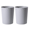 UUJOLY Plastic Small Trash Can Wastebasket, Garbage Container Basket by UUJOLY