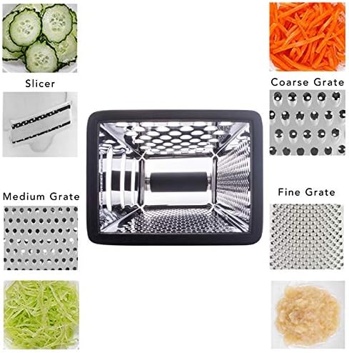 Vertical Stainless Steel Grating Four-sided Boxed Grater - Image 3