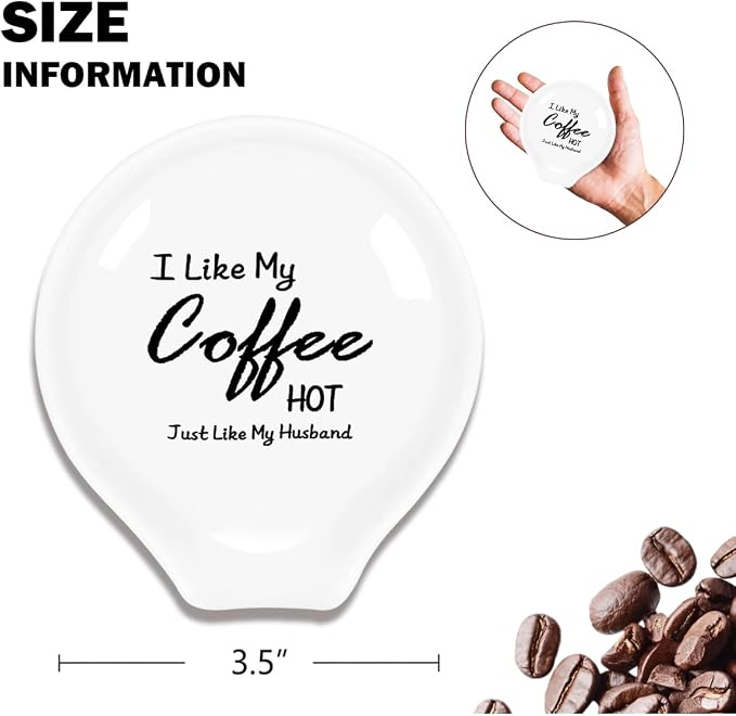 Funny Coffee Spoon Holder-Coffee Spoon Rest-Cafe Bar Station Accessories-I Like - Image 2