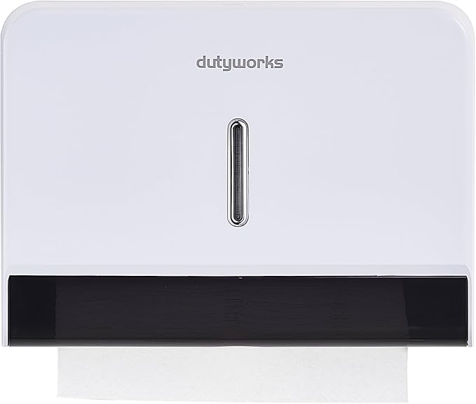 Paper Towel Dispenser Wall Mount, Large Capacity 200 Sheets Paper Towel Holder by dutyworks