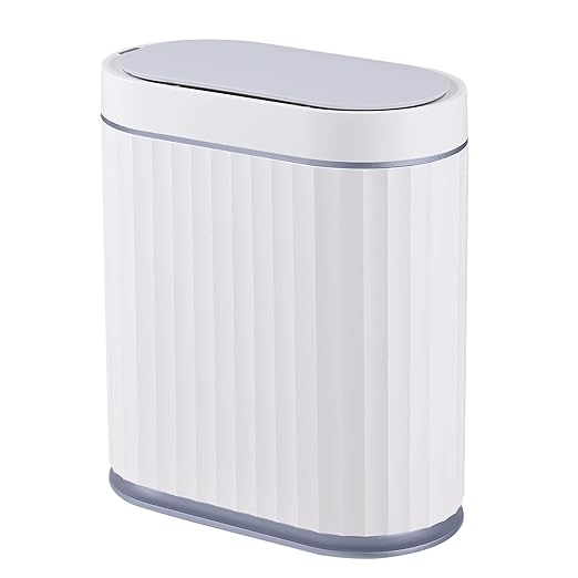 ELPHECO Bathroom Trash can Motion Sensor, AutomaticGarbage can, Slim Plastic by ELPHECOUSA