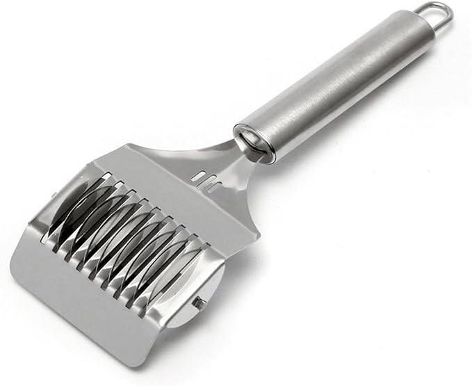 16x7x3.1cm High Grade Stainless Steel Noodle Lattice Roller Docker Dough Cutter - Image 3