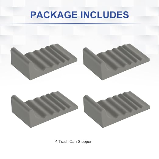 LANMU Trash Can Wall Protector and Stop Moving Backward, Wall Spacer Garbage Bin - Image 7