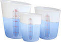 ZUYEE 3 PCS Silicone Measuring Cups Flexible Melting Measure Cups by ZUYEE