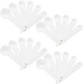 Frienda 20 Pieces White Plastic Measuring Cup Spoons by Frienda