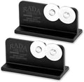Rada Cutlery Quick Edge Knife Sharpener, 3.5" x 2", Stainless Steel Wheels by RadaCutlery
