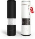 LARS NYSØM Salt and Pepper Grinder Set Manual, Stainless Steel Salt and Pepper by LN