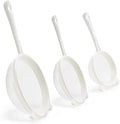 Kefir Strainer Set, 3-Size Plastic Non-Metal Sieve by Luckyiren