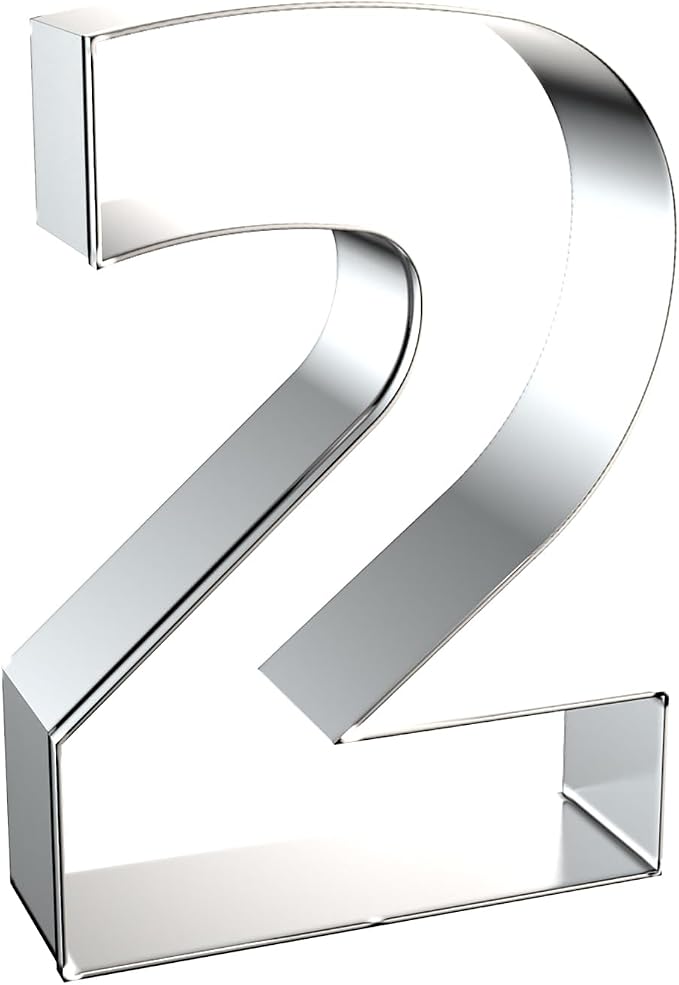 4 Inch Number Cookie Cutter Set - Image 4