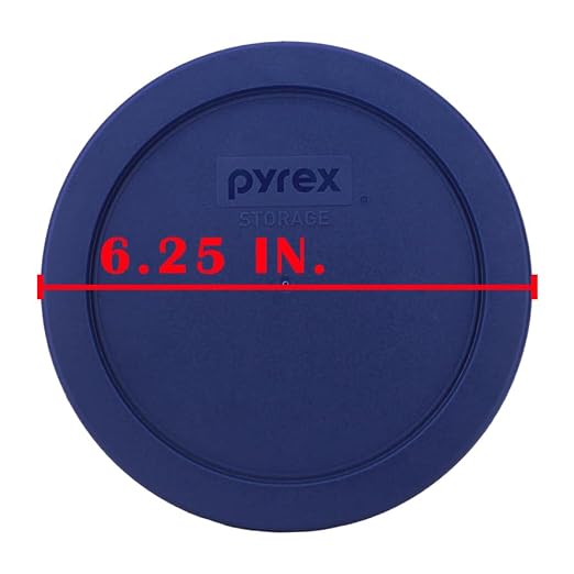 Pyrex 7201-PC 4 Cup Blue Food Storage Replacement Lid - Image 7